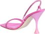 3Juin Fuxia Eloise sandals by ; made of satin they feature rhinestone details that give an elegant and innovative touch Roze Dames - Thumbnail 4