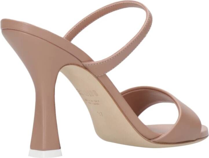 3Juin Heeled Mules Beige Dames