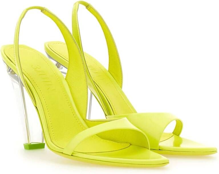 3Juin High Heel Sandals Geel Dames