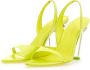 3Juin High Heel Sandals Yellow Dames - Thumbnail 4