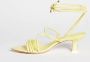 3Juin High Heel Sandals Yellow Dames - Thumbnail 3