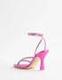 3Juin Kristalband Hoge Hak Sandalen Pink Dames - Thumbnail 4