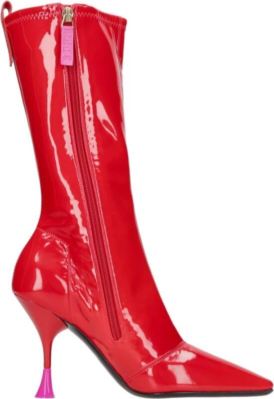 3Juin Laarzen Rood Red Dames