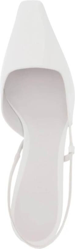 3Juin Lakleren slingback décolleté hakken White Dames