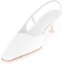 3Juin Lakleren slingback décolleté hakken White Dames - Thumbnail 4