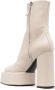 3Juin Lara Booties in Melkleer White Dames - Thumbnail 4