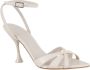 3Juin Sandalen Noeli Pointed Toe Sandals With Crisscross Straps in beige - Thumbnail 3