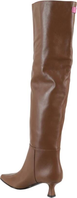 3Juin Over-knee Boots Brown Dames