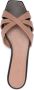 3Juin Platte leren schoenen met gevlochten banden Beige Dames - Thumbnail 2
