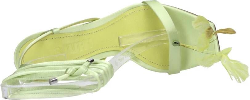 3Juin Veren Detail Wikkel Sandalen Yellow Dames - Foto 2