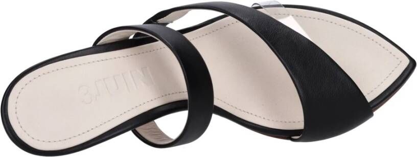 3Juin Sandalen Zwart