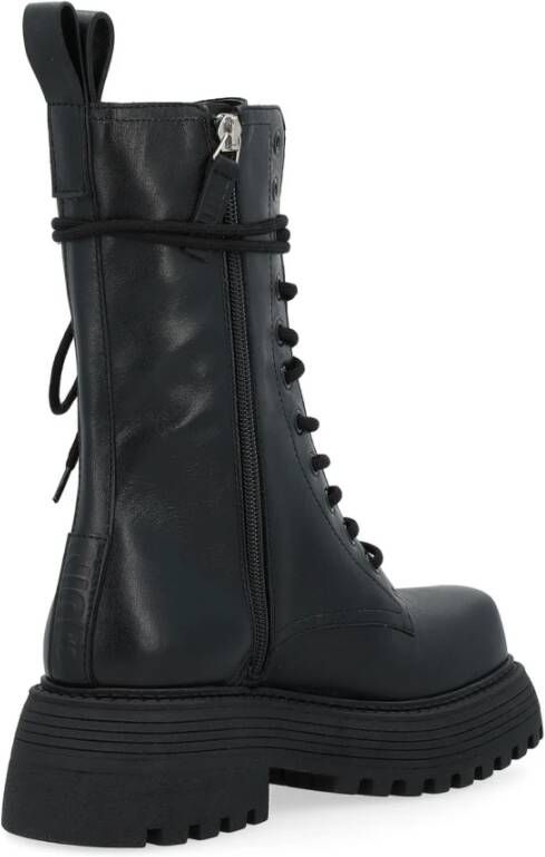 3Juin Zwarte Oxford-schoenen voor vrouwen Black Dames