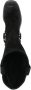3Juin Boots Demi Boot With Vintage Effect And Metal Detail in zwart - Thumbnail 5