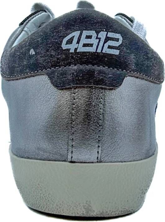 4B12 Grijze Sneakers voor Herfst Winter 2024 2025 Gray Dames