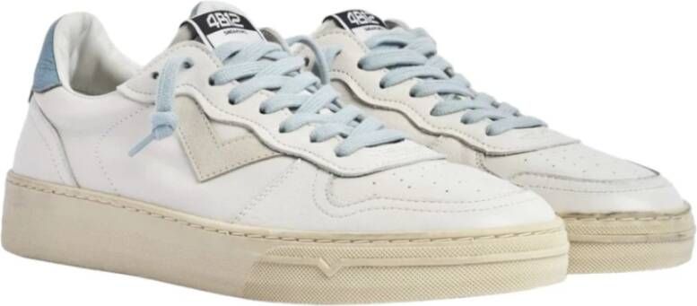 4B12 Lage Sneakers Blue Heren