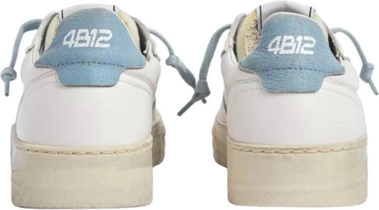 4B12 Lage Sneakers Blue Heren