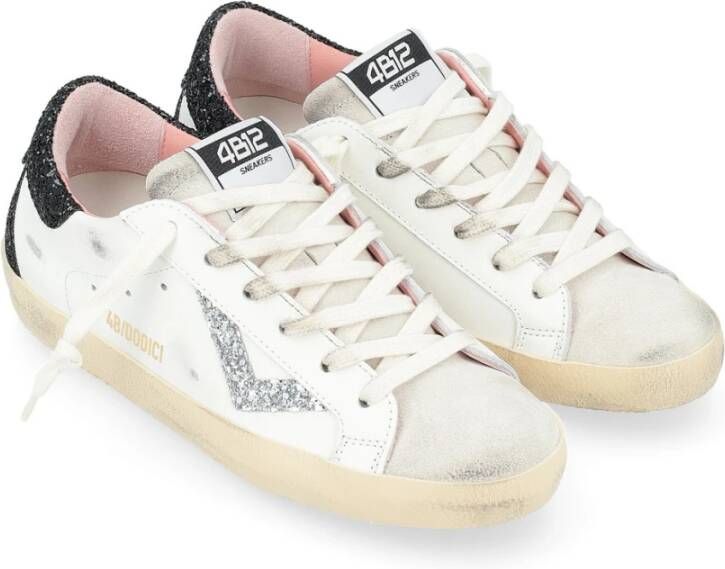 4B12 Wit Zilver Supreme Stijl Model White Dames