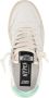 4B12 Witte en Aqua Leren Sneaker Hyper-D103 - Thumbnail 2