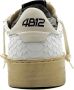 4B12 Sneakers Trendy Blauw White Dames - Thumbnail 3