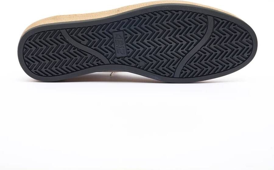 4B12 Witte Leren Sneakers Stijlvol Ontwerp