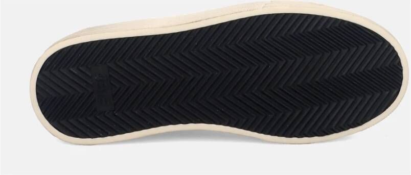 4B12 Witte Leren Sneakers White Dames