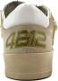 4B12 Sneakers Trendy White Dames - Thumbnail 3