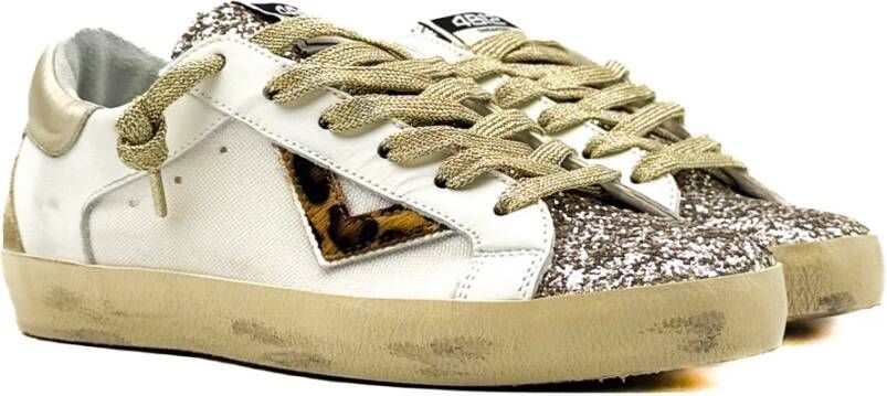 4B12 Sneakers Trendy White Dames