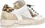 4B12 Sneakers Trendy Blauw White Dames - Thumbnail 2