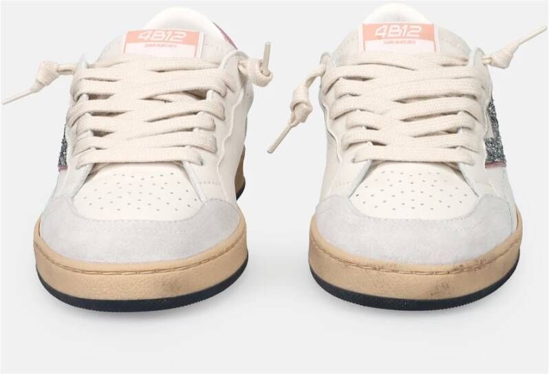 4B12 Sneakers Trendy White Dames