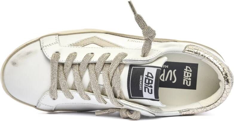 4B12 Sneakers Trendy White Dames
