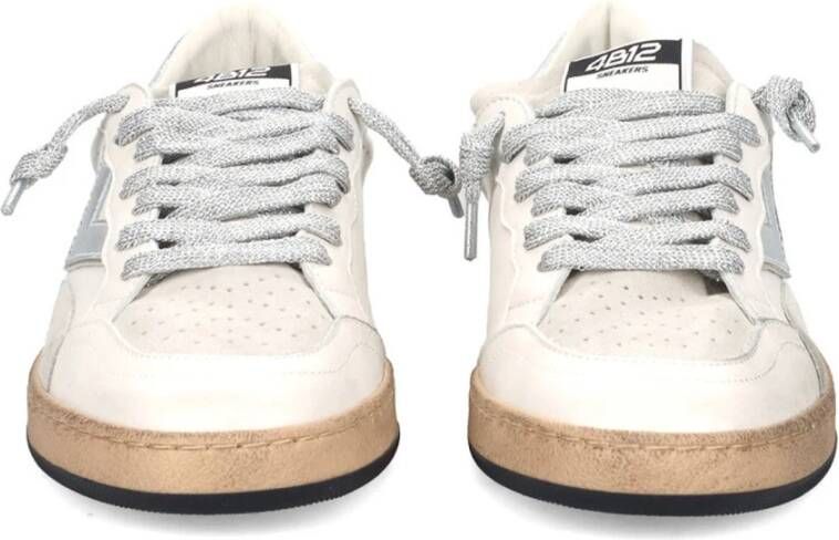 4B12 Witte Sneakers voor een stijlvolle look