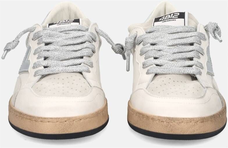 4B12 Witte Sneakers voor Stijl en Comfort White Dames