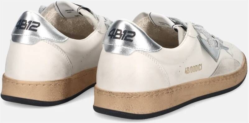 4B12 Witte Sneakers voor Stijl en Comfort White Dames