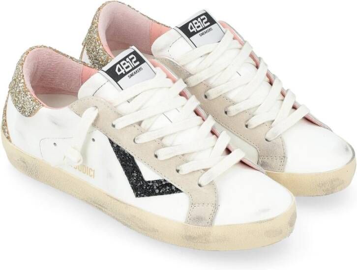 4B12 Zwart en wit Supreme Model D320 White Dames