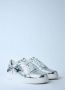 A Bathing APE Metallic Logo Leren Sneakers Gray Heren - Thumbnail 2