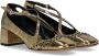 A. Bocca Hoge hakken Two For Love Gold Pump in goud - Thumbnail 3
