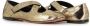A. Bocca Gouden platte schoenen met hartuitsnijding elastische banden Yellow Dames - Thumbnail 2