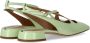 A. Bocca Hoge hakken Light Green Slingback Pump in groen - Thumbnail 5