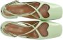 A. Bocca Hoge hakken Light Green Slingback Pump in groen - Thumbnail 6