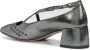 A. Bocca Zilveren Halfhak Pumps Stud Detailing Gray Dames - Thumbnail 3