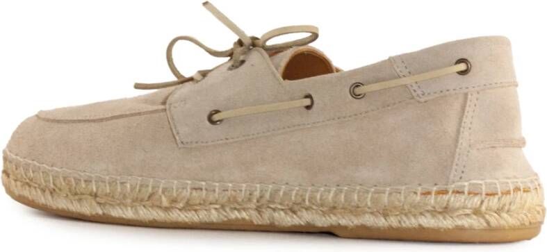Abarca Beige Suède Loafer Schoenen
