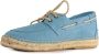 Abarca Blauwe Suède Loafer met Jute Zool - Thumbnail 2