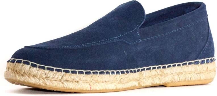 Abarca Blauwe Suède Loafer Schoenen