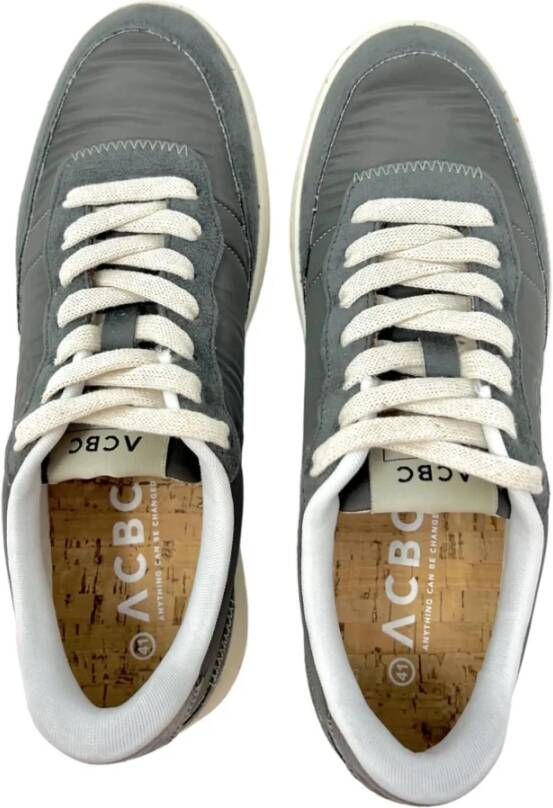 Acbc Grijze Sneaker Evergreen Multimateriaal Gray Heren