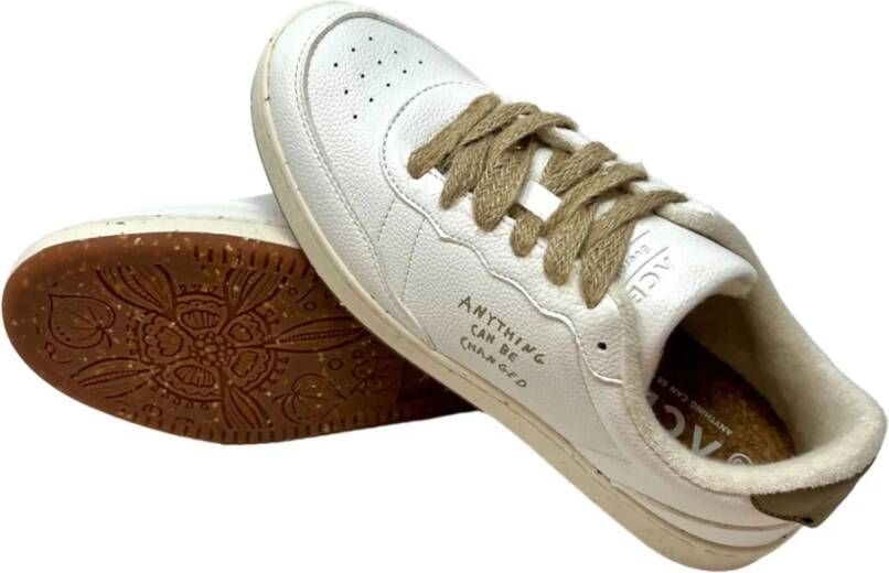 Acbc Koffie Witte Sneaker Evergreen White Heren