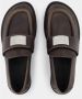 Acne Studios Bruine Loafer Schoenen Elegante Zilveren Details - Thumbnail 3