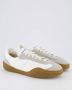Acne Studios Wit bruin leren sneakers Ronde neus White Heren - Thumbnail 8