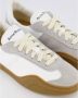Acne Studios Wit bruin leren sneakers Ronde neus White Heren - Thumbnail 9