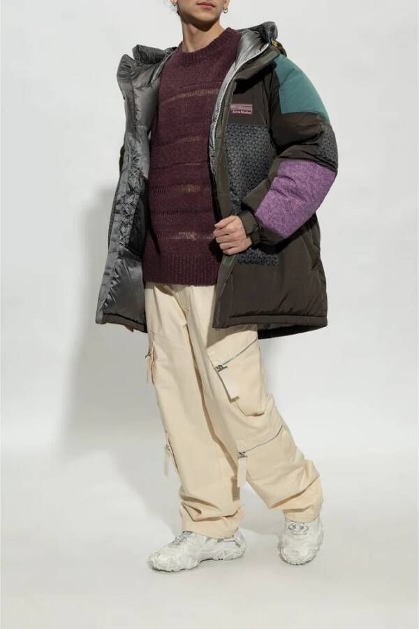 Acne Studios Bolzter W Tumbled sneakers Wit Heren