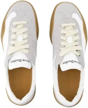 Acne Studios Leather sneakers White Heren